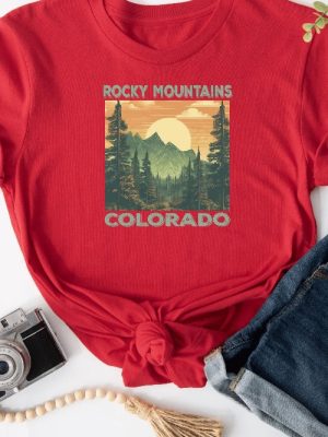 Colorado National Park Shirt Rocky Mountains T Shirt Colorado Graphic Shirt Colorado Rockies Shirt riracha 6