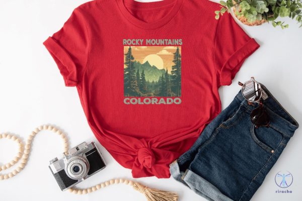 Colorado National Park Shirt Rocky Mountains T Shirt Colorado Graphic Shirt Colorado Rockies Shirt riracha 6