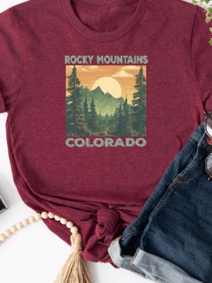 Colorado National Park Shirt Rocky Mountains T Shirt Colorado Graphic Shirt Colorado Rockies Shirt riracha 7