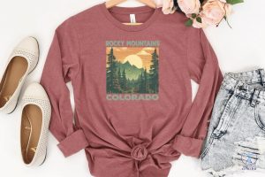 Colorado National Park Shirt Rocky Mountains T Shirt Colorado Graphic Shirt Colorado Rockies Shirt riracha 8