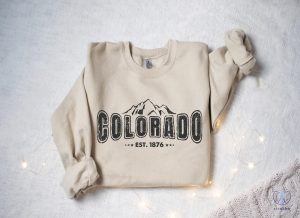 Colorado Sweatshirt Colorado Shirt Rocky Mountains Shirt Retro Colorado Shirt Colorado Rockies Shirt riracha 3