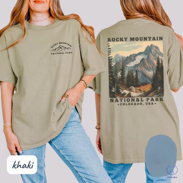 Rocky Mountain National Park Shirt Granola Girl Shirt Respect Our Parks 63 Parks Crew Vintage Colorado Tee riracha 2