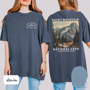 Rocky Mountain National Park Shirt Granola Girl Shirt Respect Our Parks 63 Parks Crew Vintage Colorado Tee riracha 3