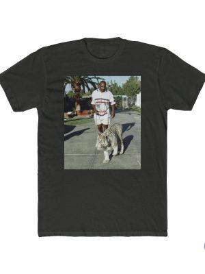 Mike Tyson Walking White Tiger Shirt Vintage 90S Tshirt Mike Tyson T Shirt riracha 3