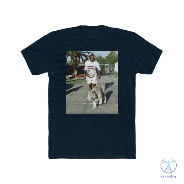 Mike Tyson Walking White Tiger Shirt Vintage 90S Tshirt Mike Tyson T Shirt riracha 6