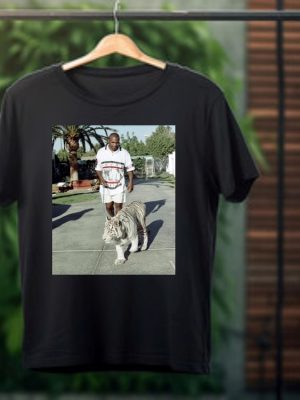 Mike Tyson Walking White Tiger Shirt Vintage 90S Tshirt Mike Tyson T Shirt riracha 8