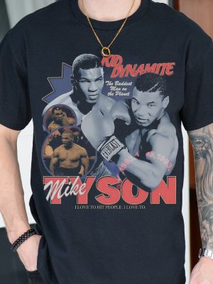 Retro Mike Tyson Bootleg T Shirt Vintage Boxing Graphic Tee Shirt Mike Tyson T Shirt riracha 8