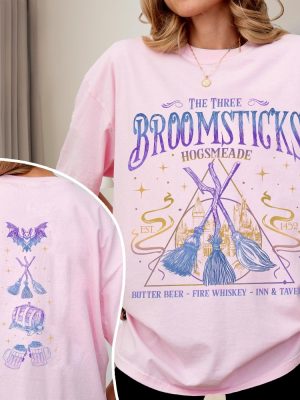 The Three Boomsticks Shirt Wizard Beer Shirt Broomstick Wizard Shirt Wizard World Shirt Bookish Shirt riracha 2