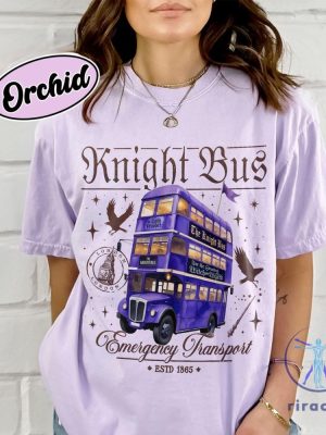 Wizard Magical Bus Shirt Emergency Transport T Shirt Wizard School Book Merch Gift For Book Lover riracha 5