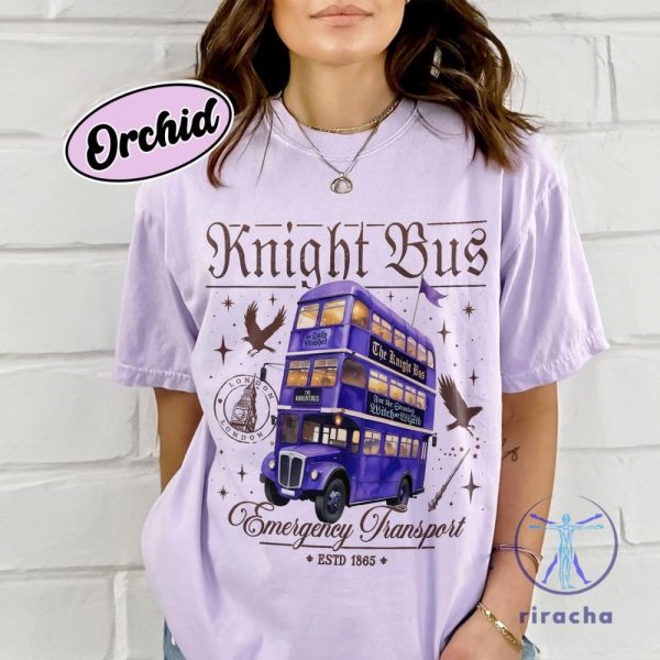 Wizard Magical Bus Shirt Emergency Transport T Shirt Wizard School Book Merch Gift For Book Lover riracha 5