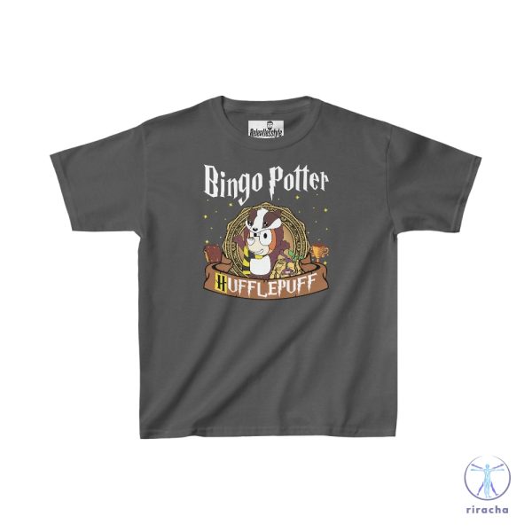 Bluey And Harry Potter Crossover Inspired Hufflepuff Shirt Magical Bluey Shirt riracha 4