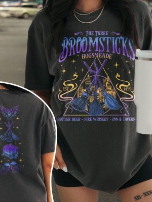 The Three Boomsticks Shirt Wizard Beer Shirt Broomstick Wizard Shirt riracha 2