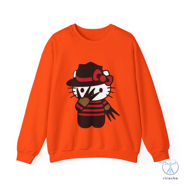 Halloween Hello Kitty Sweater Hello Kitty Crewneck Sweatshirt Hello Kitty Halloween Shirt riracha 1