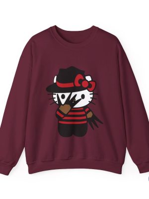 Halloween Hello Kitty Sweater Hello Kitty Crewneck Sweatshirt Hello Kitty Halloween Shirt riracha 2