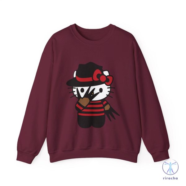 Halloween Hello Kitty Sweater Hello Kitty Crewneck Sweatshirt Hello Kitty Halloween Shirt riracha 2