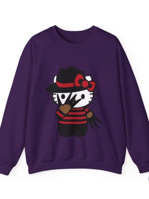 Halloween Hello Kitty Sweater Hello Kitty Crewneck Sweatshirt Hello Kitty Halloween Shirt riracha 7