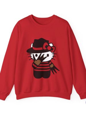 Halloween Hello Kitty Sweater Hello Kitty Crewneck Sweatshirt Hello Kitty Halloween Shirt riracha 8