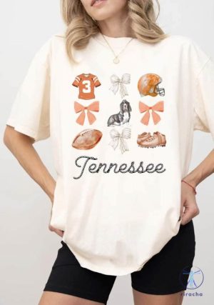 Tennessee Bow Shirt Tennesse Football Bow Shirt Coquette Tennessee Shirt Tennessee Vols T Shirt riracha 2