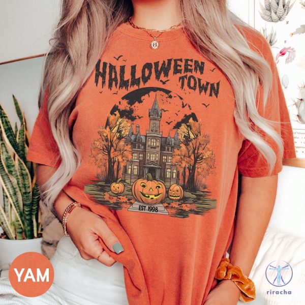 Halloweentown University Shirt Vintage Halloween Shirt Fall Autumn Season Shirt Halloweentown Shirt riracha 2