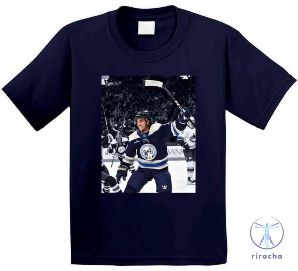 Johnny Gaudreau Hockey Tribute Fan T Shirt Johnny Hockey Shirt riracha 3