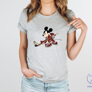 Mickey Mouse Hockey Shirt Hockey Shirt Funny Hockey Player Shirt riracha 2