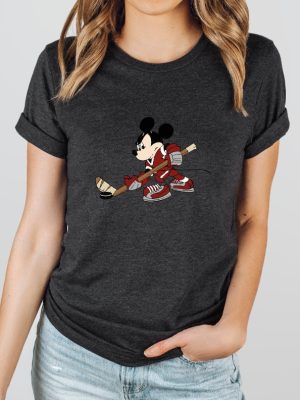 Mickey Mouse Hockey Shirt Hockey Shirt Funny Hockey Player Shirt riracha 3