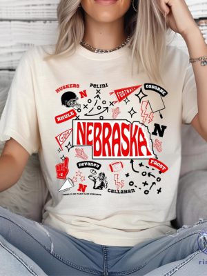 Nebraska Gameday Football Shirt Husker Football T Shirt Fall Nebraska Gameday Top Nebraska Volleyball Shirt riracha 4