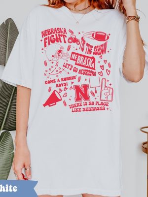 Oversized Nebraska Inspired Shirt Nebraska Football High School Football Shirt Nebraska Volleyball Shirt riracha 2