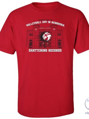 Nebraska Volleyball Shirt Every Day Is Volleyball Day In Nebraska Nebraska Volleyball Shirt riracha 4