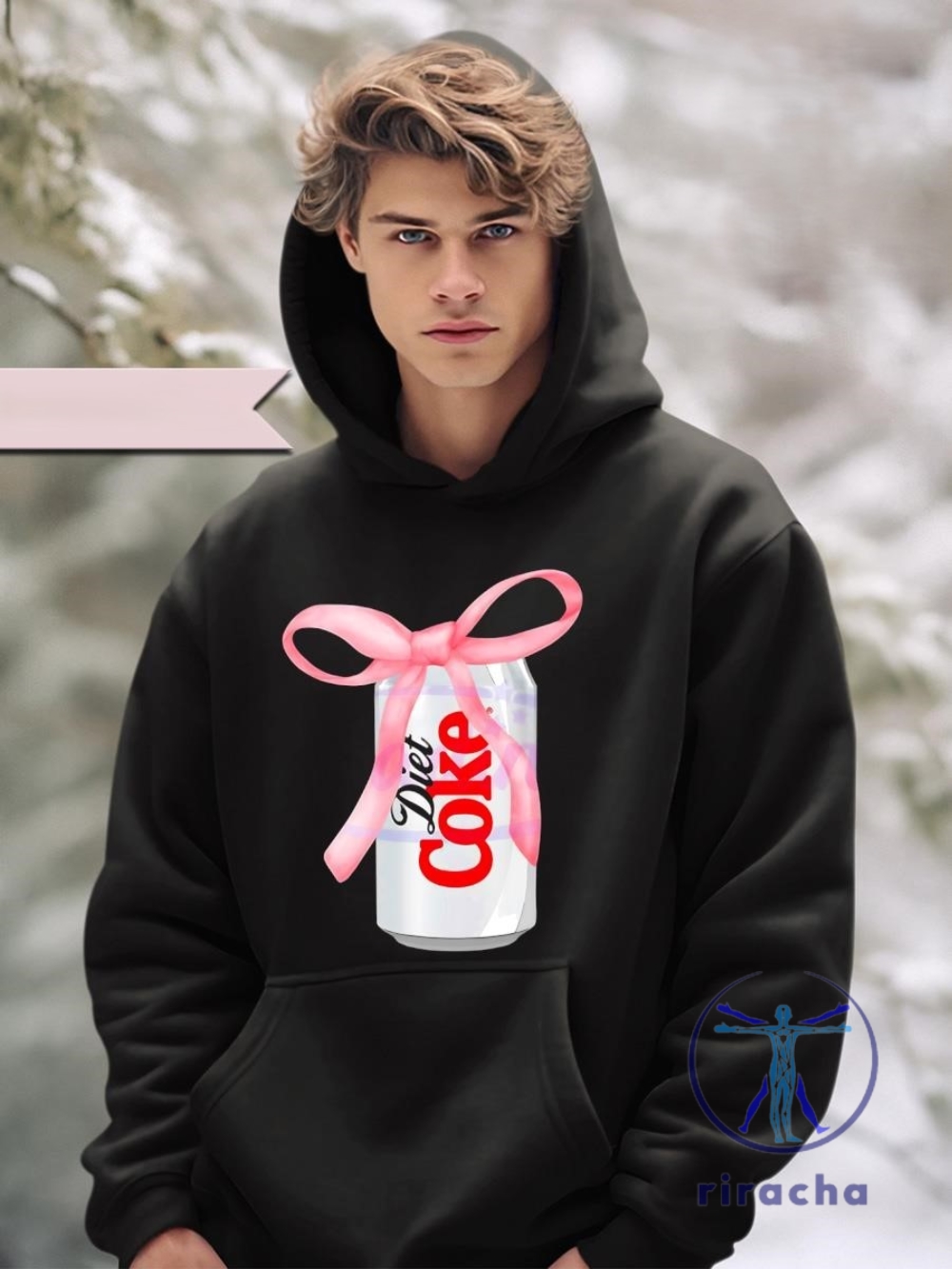 Diet Coke Soft Drink Pink Ribbon Bow Funny Shirt Pink Diet Coke Shirt