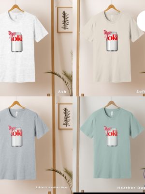 Diet Coke Can T Shirt I Need A Diet Coke Dietcoke Pink Bow Tshirt Pink Diet Coke Shirt riracha 5