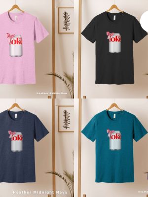 Diet Coke Can T Shirt I Need A Diet Coke Dietcoke Pink Bow Tshirt Pink Diet Coke Shirt riracha 6