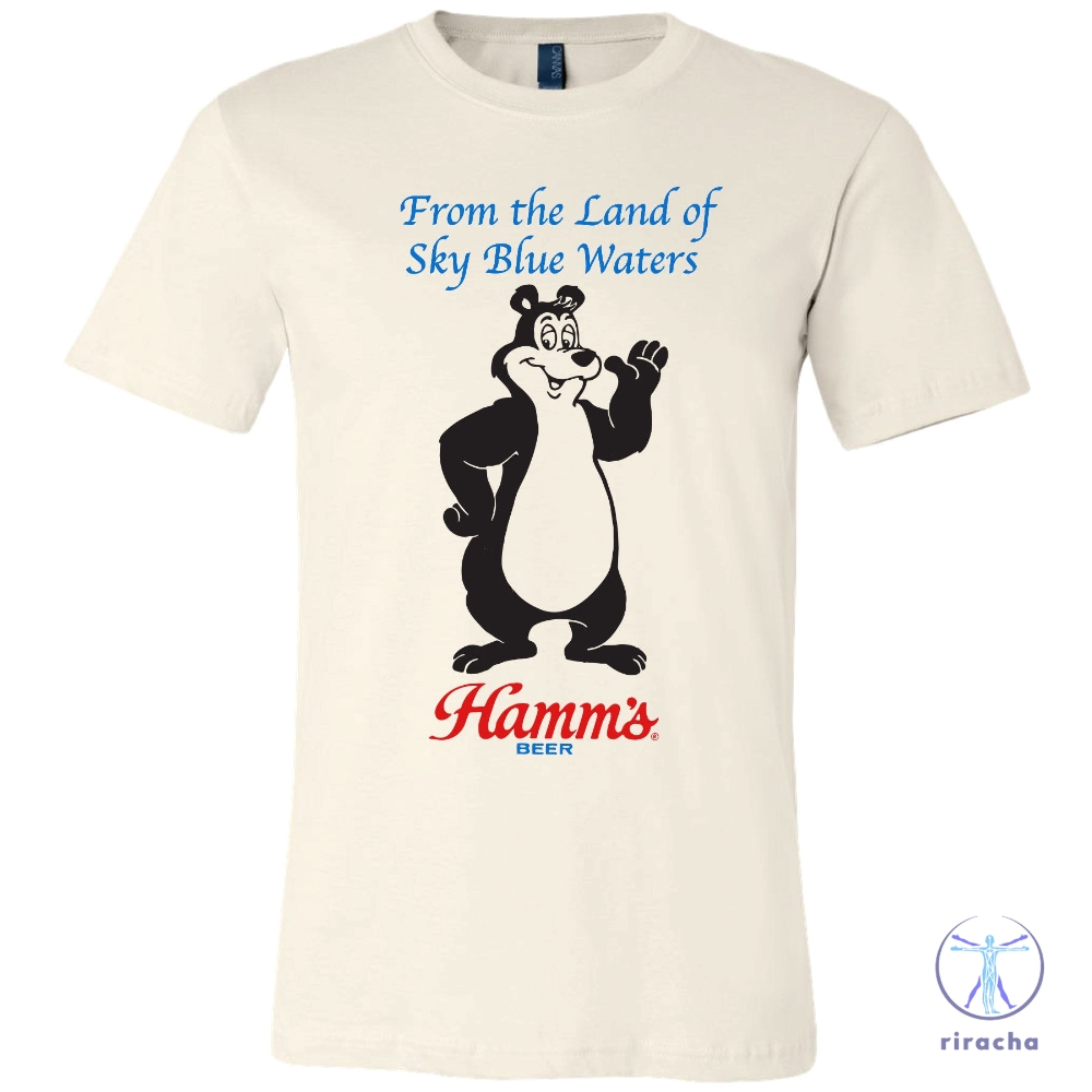 Hamms Shirt Hamms Bear Shirt Sky Blue Water T Shirt Hamms Beer Shirt