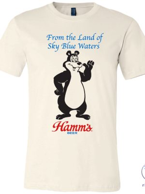 Hamms Shirt Hamms Bear Shirt Sky Blue Water T Shirt Hamms Beer Shirt riracha 2