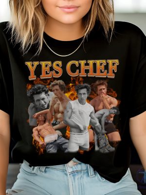 Jeremy Allen White Calvin Klein Yes Chef Shirt Tshirt The Bear 90S Bootleg Retro Merch riracha 4