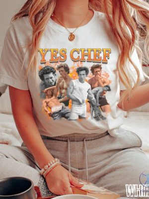 Jeremy Allen White Calvin Klein Yes Chef Shirt Tshirt The Bear 90S Bootleg Retro Merch riracha 5