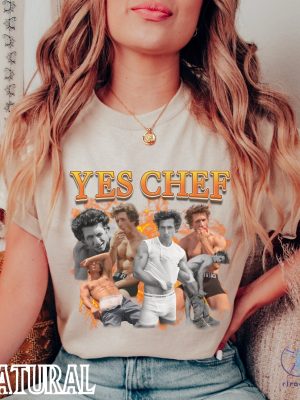 Jeremy Allen White Calvin Klein Yes Chef Shirt Tshirt The Bear 90S Bootleg Retro Merch riracha 6