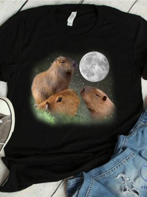 Three Moon Capybaras Shirt Capybara Capybara Shirt Capybara Tshirt Capybara T Shirt riracha 7