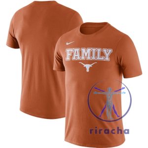 Mens Nike Texas Orange Texas Longhorns Family T Shirt riracha 2