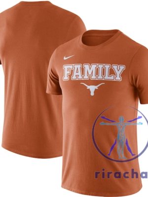 Mens Nike Texas Orange Texas Longhorns Family T Shirt riracha 2