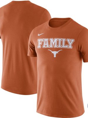 Mens Nike Texas Orange Texas Longhorns Family T Shirt riracha 3