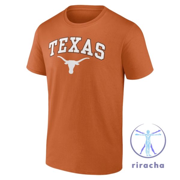 Mens Fanatics Burnt Orange Texas Longhorns Campus T Shirt riracha 2