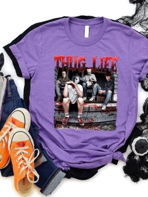 Thug Life Horror Movie Shirt Halloween Scary Movies Shirt Thug Life Horror Shirt riracha 2