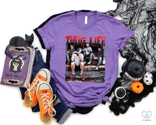 Thug Life Horror Movie Shirt Halloween Scary Movies Shirt Thug Life Horror Shirt riracha 2