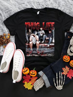 Thug Life Horror Movie Shirt Halloween Scary Movies Shirt Thug Life Horror Shirt riracha 3