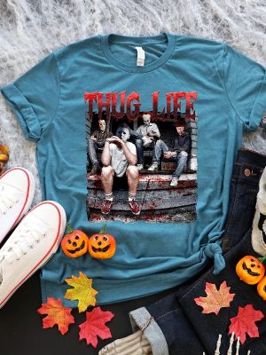 Thug Life Horror Movie Shirt Halloween Scary Movies Shirt Thug Life Horror Shirt riracha 4