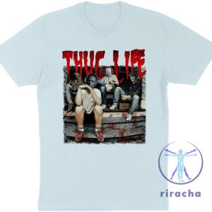 Horror Halloween Thug Life Shirt Unisex Thug Life Horror Shirt riracha 2