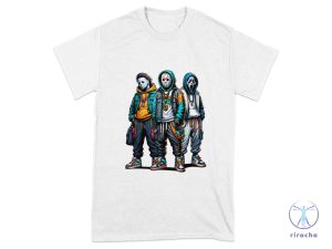 Thug Life Unique Horror Movie Characters Graphic T Shirt Thug Life Horror Shirt riracha 2