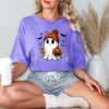 Halloween Ghost Shirt Cute Halloween Shirt Halloween Womens Shirt Spooky Season Shirt riracha 1