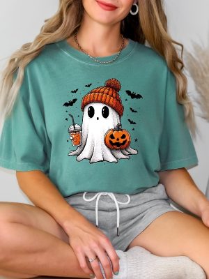 Halloween Ghost Shirt Cute Halloween Shirt Halloween Womens Shirt Spooky Season Shirt riracha 4